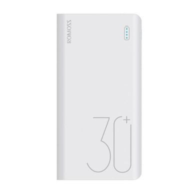 Універсальна мобільна батарея Romoss Sense8+ 30000mAh White (PHP30-401-02) [618727]