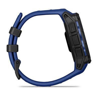 Смарт-годинник Garmin Instinct 3 45mm AMOLED Black with Bolt Blue/Black Silicone (010-02936-43) [619286]