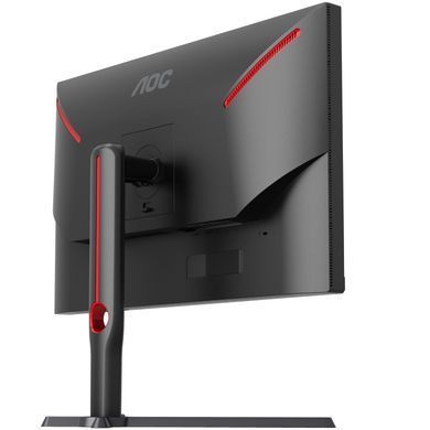 Монітор TFT 27" AOC, MiniLED QHD IPS, 180Hz, 1ms, 2xHDMI, DP, HAS, Pivot, чорно-червоний (Q27G3XMN/BK) [403969]