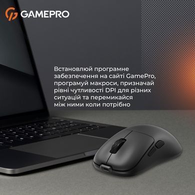 Миша бездротова GamePro Black (GM990B) [606725]
