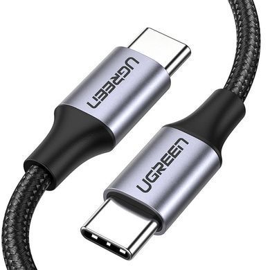 Кабель USB 3.1 Type-C M-M, 1 м, 100W （10Gbps）Чорний, US355 UGREEN (80150) [402384]
