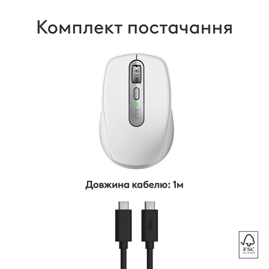 Миша Logitech MX Anywhere 3S for Mac, Pale Grey (910-006946) [200836]