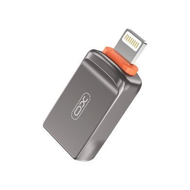 Адаптер XO USB - Lightning (F/M) Grey (NB281A-IA.tranish) [604384]