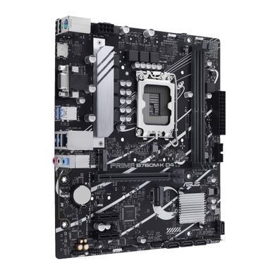 Материнcька плата ASUS PRIME B760M-K D4 s1700 B760 2xDDR4 M.2 HDMI D-Sub mATX (90MB1DS0-M1EAY0) [109129]