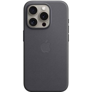 Чохол-накладка Apple FineWoven Case with MagSafe для Apple iPhone 15 Pro Black (MT4H3) [601929]