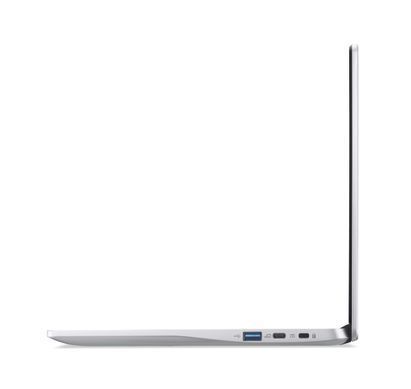 Ноутбук Acer Chromebook CB314-3H 14" FHD IPS, Intel C N4500, 8GB, F128GB, UMA, ChromeOS, сріблястий (NX.KB4EU.001) [100626]