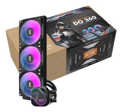 Система охолодження для комп&rsquo;ютерного процесора DARK FLASH DO360 чорний (DO360 BLACK) [503246]