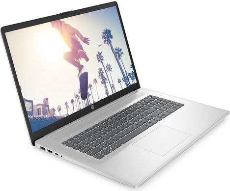 Ноутбук HP 17-cn4042ua 17.3" FHD IPS AG, Intel 5-120U, 16GB, F1TB, UMA, DOS, сріблястий (CS8C1EA) [111984]