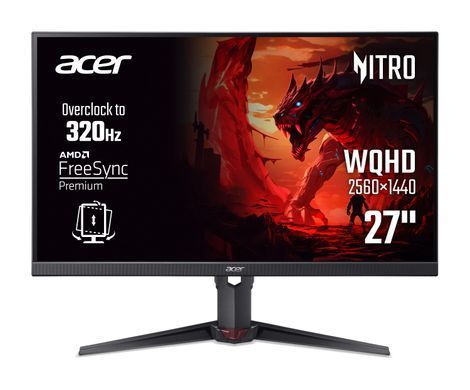 Монітор Acer 27"Nitro XV270UF3bmiiprx 2xHDMI, DP, MM IPS, 2560x1440, 320Hz, 1ms (UM.HX0EE.323) [114395]