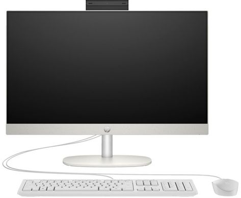 HP Комп'ютер персональний моноблок 240-G10 23.8" FHD IPS AG, Intel i5-1335U, 16GB, F512GB, UMA, WiFi, кл+м, 3р, Win11P, білий (8T2Z7ES)