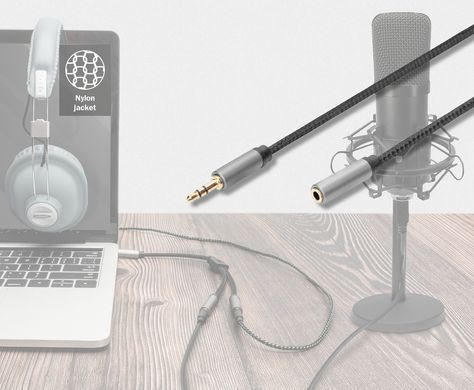 Кабель DIGITUS Audio Extension, 3.5 mm M/F, 3 m (DB-510210-030-S) [110483]