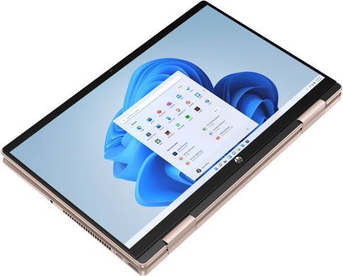 Ноутбук HP Pavilionx360 14-ek2014ua 14"FHD IPS Ts,300n/Core5-120U(5.0)/16Gb/SSD512Gb/IntlGr/DOS/Золотисто-р. (A0NB7EA) [400096]