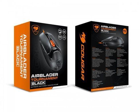 Миша Cougar AirBlader Tournament Black (AirBlader Tournament (Black)) [606574]