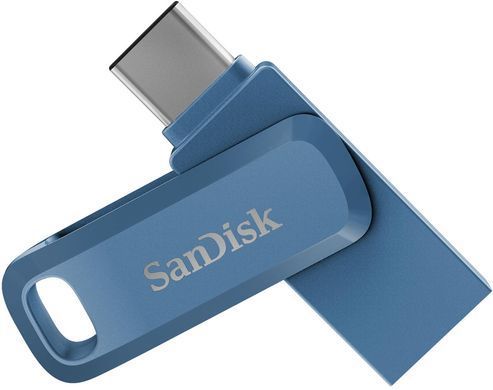 Накопичувач SanDisk 128GB USB 3.1 Type-A + Type-C Ultra Dual Drive Go Синій (SDDDC3-128G-G46NB) [109022]