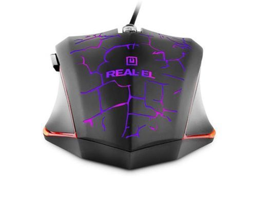 Миша REAL-EL RM-505 Black (EL123200018) [606480]