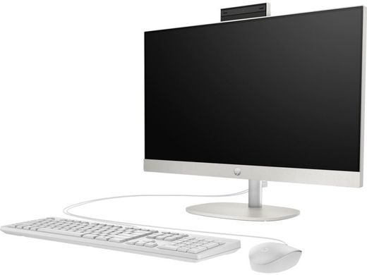 HP Комп'ютер персональний моноблок 240-G10 23.8" FHD IPS AG, Intel i5-1335U, 16GB, F512GB, UMA, WiFi, кл+м, 3р, Win11P, білий (8T2Z7ES)