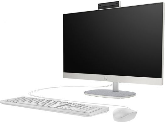 Моноблок 23.8" HP 24-cr0001ua AiO Ryzen 7 7730U/16Gb/SSD512Gb/WiFi/Cam/K&M/DOS/Shell White (95Z23EA) [400592]