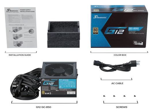 Блок живлення ATX 2.0 850W SEASONIC (SSP-850RT2) [501574]