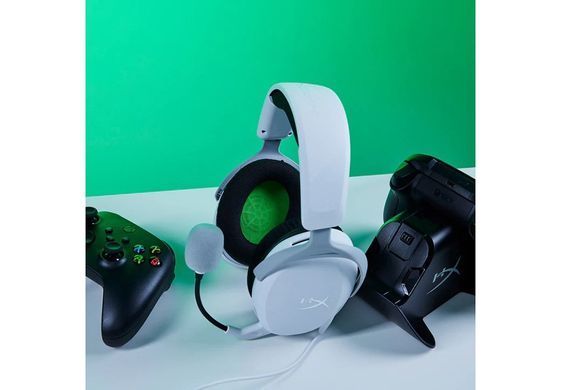 Гарнітура HyperX Cloud Stinger 2 Core Xbox, mini-jack, біло-зелений (6H9B7AA) [107305]