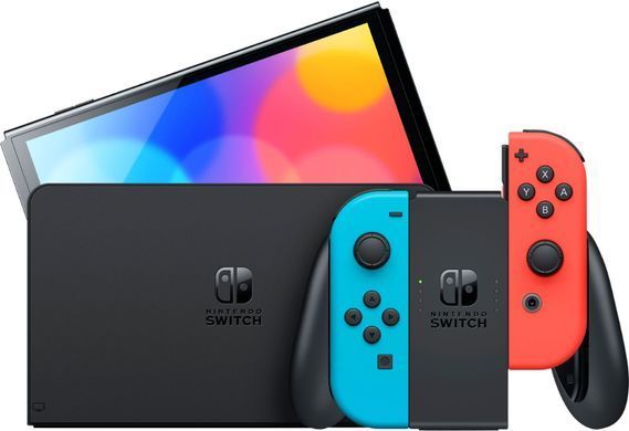 Ігрова консоль Nintendo Switch OLED (неоновий червоний/неоновий синій) (45496883409) [12492]