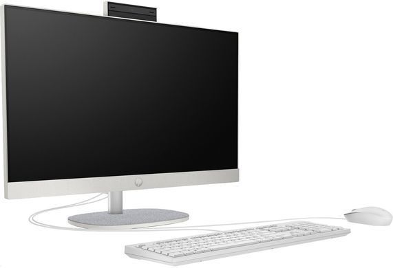 Моноблок 23.8" HP 24-cr0001ua AiO Ryzen 7 7730U/16Gb/SSD512Gb/WiFi/Cam/K&M/DOS/Shell White (95Z23EA) [400592]