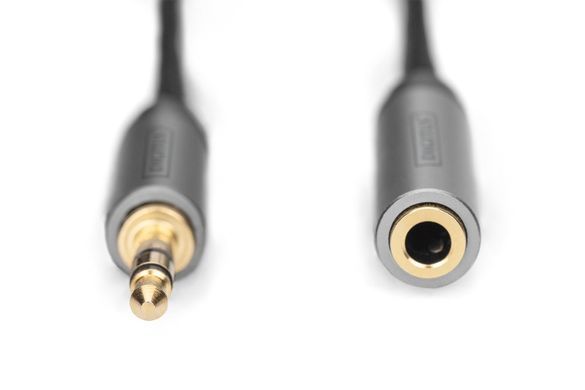 Кабель DIGITUS Audio Extension, 3.5 mm M/F, 3 m (DB-510210-030-S) [110483]