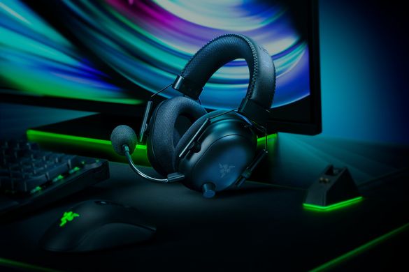 Razer Гарнітура ігрова BlackShark V2 Pro, 7.1, mini-jack/WL, 1.3м, чорний (RZ04-03220100-R3M1)