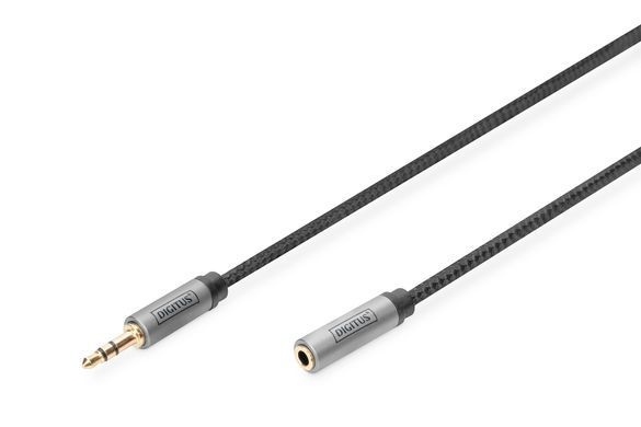Кабель DIGITUS Audio Extension, 3.5 mm M/F, 3 m (DB-510210-030-S) [110483]