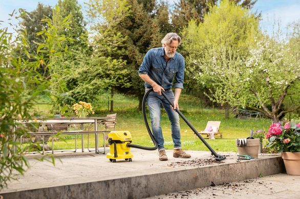 Пилосос професійний акумуляторний Karcher WD 2-18 18В контейнер 12л без АКБ та ЗП (1.628-500.0) [105654]