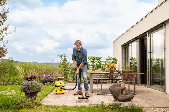 Пилосос професійний акумуляторний Karcher WD 2-18 18В контейнер 12л без АКБ та ЗП (1.628-500.0) [105654]
