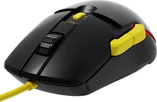 Мишка Modecom Jager Volcano, ігрова, 12400dpi., 7кн.,RGB, Hot-Swap, custom., чорна (M-MC-JAGER-100) [401239]