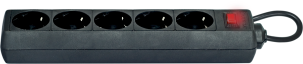 Мережевий фільтр Defender ES 1.8m 5 роз. Black UA (994840) [202092]