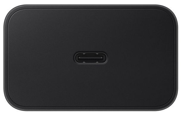Зарядний пристрій мережевий Samsung 60Вт USB-С PD PPS, чорний (EP-T6010NBEGWW) [113488]