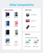 Кабель Anker 322 USB-C to Lightning - 1.8m Nylon Black (A81B6G11) [201992], фото 5