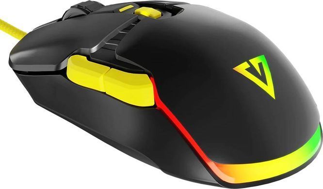 Мишка Modecom Jager Volcano, ігрова, 12400dpi., 7кн.,RGB, Hot-Swap, custom., чорна (M-MC-JAGER-100) [401239]