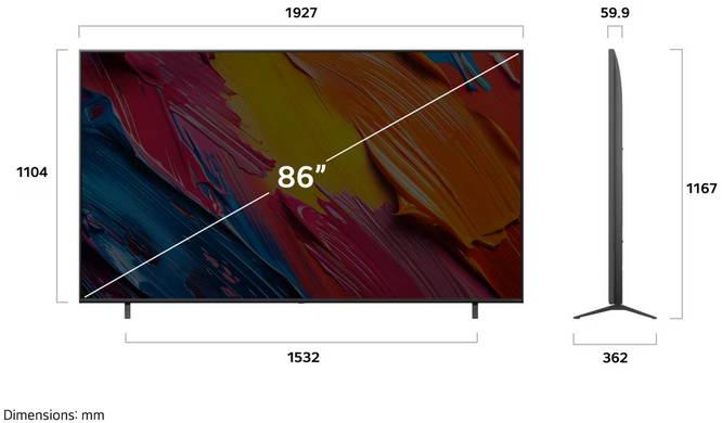LED-телевізор LG (86QNED7EA6B) [203887]