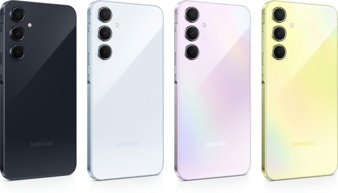 Samsung Смартфон Galaxy A55 5G (A556) 6.6" 8/256ГБ, 2SIM, 5000мА•год, блакитний крижаний (SM-A556BLBCEUC)