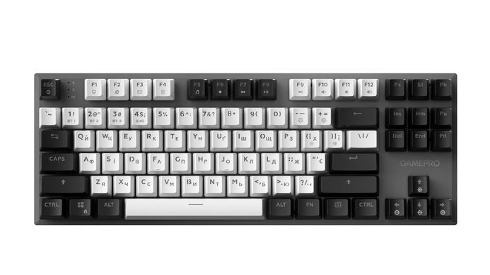 Клавіатура бездротова GamePro Genesis Joker Pro Gray (MK124G Pro) [615510]