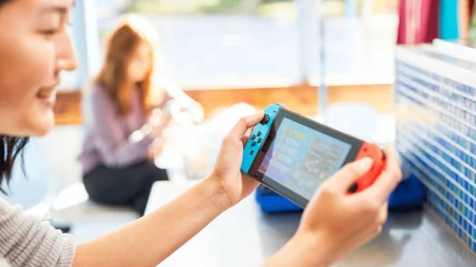 Ігрова консоль Nintendo Switch OLED (неоновий червоний/неоновий синій) (45496883409) [12492]