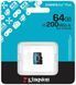 Карта пам'яті Kingston microSD 64GB C10 UHS-I U3 A2 V30 R200/W100MB/s (SDCG4/64GBSP) [110013], фото 4