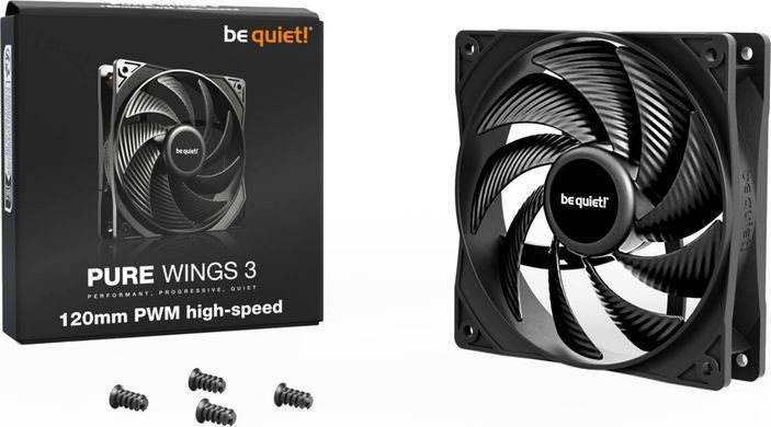 Вентилятор be quiet! Pure Wings 3 120mm PWM High-Speed Black (BL106) [620193]