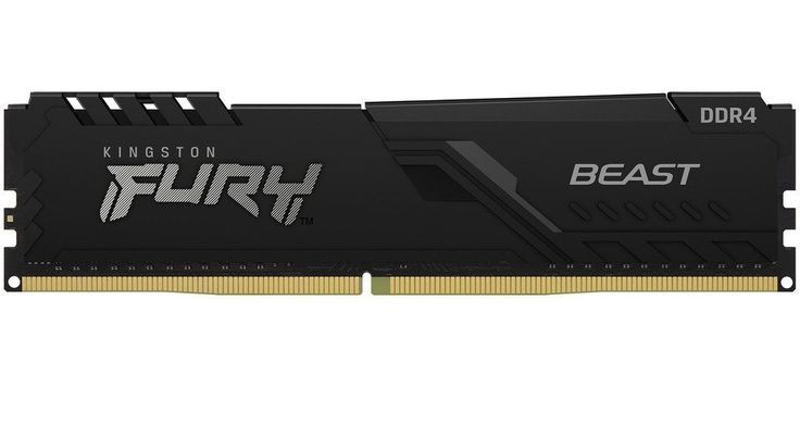 Модуль пам`ятi DDR4 2x16GB/3200 Kingston Fury Beast Black (KF432C16BBK2/32) [606170]
