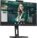 Монітор TFT 27" AOC, QHD, IPS, 75Hz, 2xHDMI, DP, USB-hub, webcam, HAS, Pivot, колонки, чорний (Q27P3QW) [405348], фото 2