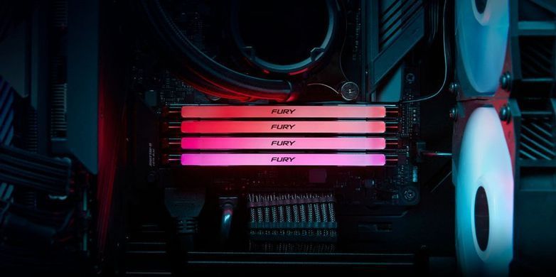 Пам'ять ПК Kingston DDR5 32GB KIT (16GBx2) 6400 FURY Renegade RGB XMP (KF564C32RSAK2-32) [103802]