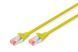 Патч-корд DIGITUS CAT 6 S-FTP, 1м, AWG 27/7, LSZH, жовтий (DK-1644-010/Y) [110324], фото 1