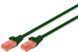Патч-корд DIGITUS CAT 6 UTP, 10м, AWG 26/7, Cu, LSZH, зелений (DK-1617-100/G) [109880], фото 1