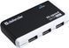 Хаб USB 2.0 -> 4xUSB 2.0 passive, Black-White Defender (83504) [402585], фото 1