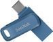 Накопичувач SanDisk 128GB USB 3.1 Type-A + Type-C Ultra Dual Drive Go Синій (SDDDC3-128G-G46NB) [109022], фото 4