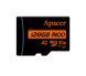 Карта пам'яті Apacer microSD 128GB C10 UHS-I U3 A2 R100/W80MB/s + SD (AP128GMCSX10U8-R) [112477], фото 2
