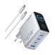 Мережевий зарядний пристрій Anker Laptop GaN Charger Silver, 140W 3xUSB-C 1xUSB-A Display + кабель USB Type-C (B2697G41) [603385], фото 1
